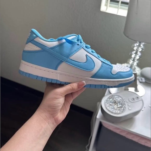 Nike Powder Blue and White Low-Top Sneaker - Picture 2 of 2